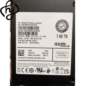 PM1733 MZ-WLR7T60 Katı Hal Sürücüsü 7.68TB PCIe NVME U.2 2.5 SSD 0Y27TR 0DX74Y 084C40 U.2 SSD - Product Image 3