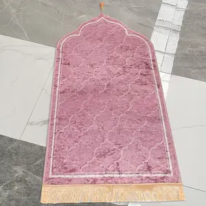 Yeni hızlı teslimat müslüman namaz kilim özel seccade müslüman seyahat seccade müslüman