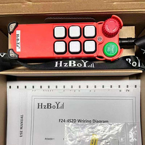 Télécommande industrielle sans fil E1-2D4S à 6 boutons, antichoc et résistante à la température, pour grue de levage avec arrêt d'urgence et sonnette - Product Image 5
