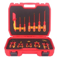 Jeu de pinces et de tournevis isolés VDE 1000V Outils d'électricien Outils électriques 12PCS