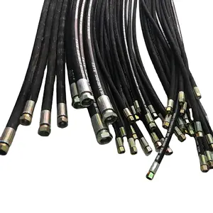 Factory R2AT /2SN 3/8'' 1/2'' 3/4'' Rubber Hydraulic Hose