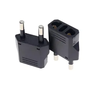 Common Universal AC 250V 10A US to EURO EU Travel Power Plug Adapter Adaptor Converter Travel Conversion Plug