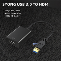 HD 1080P USB 3.0 ke HDMI Kabel Konverter Audio Video 1920*1080 60Hz USB ke HDMI Adaptor/Converter Betina untuk