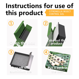 Gel Repelente de Mosquitos con Citronela - Protección de 30 Días - Protección Contra Insectos en Interiores y Exteriores - Fórmula con Aceites Esenciales Naturales - Product Image 3