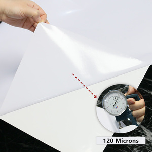 Vinilo Autoadhesivo Imprimible de Látex UV Eco Solvente de 1.52x50m, 120 Micras, Gris Brillante, Sin Burbujas - Product Image 4