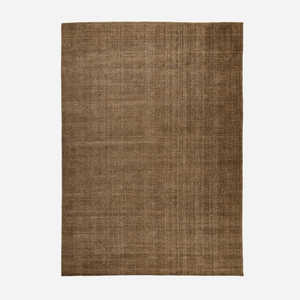 Tappeto Artigianale in Lana d'Oliva e Viscosa con Accenti in Juta, Caldo e Organico, Tappeto Testurizzato per Interni Moderni e Tradizionali - Product Image 1