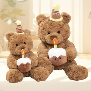 Boneka Beruang Kue Ulang Tahun Gaya Buku Merah Kecil Super Menyembuhkan, Mainan Boneka Beruang dari Kapas PP Super Lembut, Hadiah Hari Valentine - Product Image 6