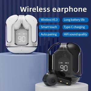 Écouteurs sans fil en silicone BT Ari31 avec affichage numérique, casque de jeu HK3 semi intra-auriculaire, écouteurs TWS – Vente en gros usine - Product Image 3