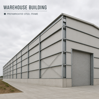 Bâtiment d'entrepôt en structure acier préfabriquée personnalisée avec service de dessin technique