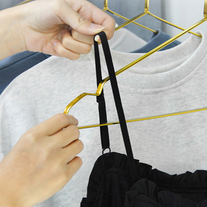 Cintres en acier inoxydable doré <span class=keywords><strong>pour</strong></span> costume, chemise, robe, veste, pantalon, <span class=keywords><strong>cintre</strong></span> de placard de mariée - Product Image 4