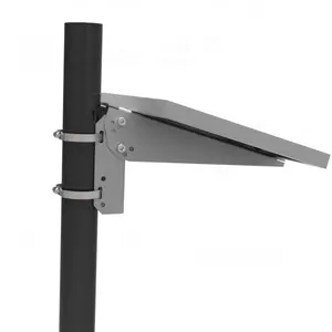 Universal Angle Adjustable Solar Mounting Bracket Single Arm Pole, Wall and Ground Mounts