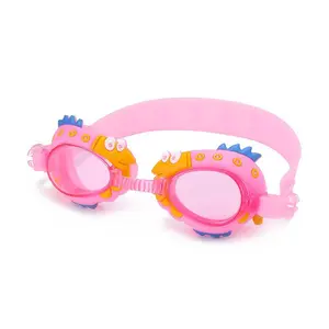 Мультяшные забавные высококачественные силиконовые детские очки Забавные милые плавательные очки для детей Красочные