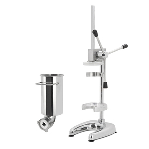 Máquina <span class=keywords><strong>Manual</strong></span> Pequeña de Acero Inoxidable para Churros, Suministro de Fábrica, 2L 3L, Fabricante de Palitos de Masa Huecos, 5 Moldes, Mini Máquina Española para Churros - Product Image 5