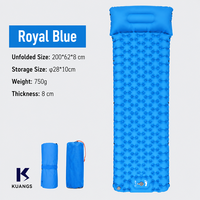Matelas Gonflable Simple Élargi Léger à Gonflage Rapide pour Camping, Pique-nique et Repos au Bureau (Vente en Gros)