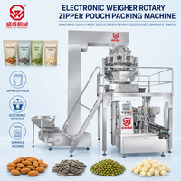 Machine d'emballage électronique rotative pour sachets préformés de noix, graines de tournesol, haricots verts, granulés lyophilisés et snacks