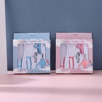 Offre Spéciale 6 pièces Deluxe bébé coupe-ongles soins de santé infantile manuel Kits de toilettage Silicone bébé coupe-ongles ensemble