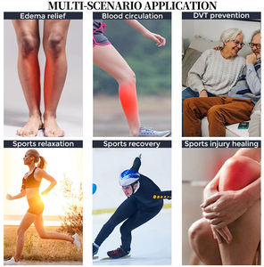 OEM Health pal <span class=keywords><strong>Blood</strong></span> <span class=keywords><strong>Circulation</strong></span> Luftdruck wiederherstellung systeme LED Light Warmer Compression Leg Massager - Product Image 5