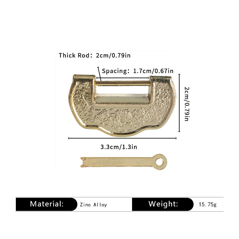 Petite serrure à lingots d'or