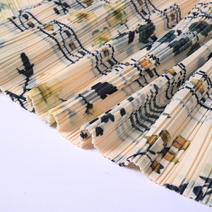 Haute qualité femmes Polyester Abaya élégant quatre voies Stretch décontracté Chic imprimé plissé taille libre livraison rapide efficace - Product Image 4