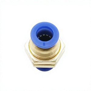 Raccords pneumatiques PM, connecteur droit pour traversée de cloison, pour tuyau de 4-12 mm DE, connecteur rapide en plastique à enfiler pour gaz et air YIIDNN Guangdong - Product Image 3