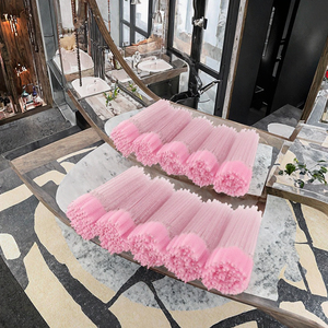 50 pièces d'appliques cosmétiques jetables mini en nylon pour gloss à lèvres effet cristal - Product Image 3