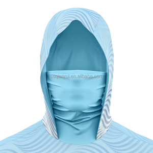 Magliette da Pesca Personalizzate UPF 50+ per Uomo, Protezione <span class=keywords><strong>UV</strong></span>, Maniche Lunghe, con Cappuccio e Maschera Integrata - Product Image 5