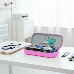 Étui de transport médical personnalisé en EVA rigide pour stéthoscope Littmann <span class=keywords><strong>rose</strong></span>, imperméable en PU, pour infirmière et médecin - Product Image 2