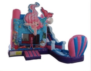 Castillo Inflable con Tobogán de Sirena para Parque, Castillo Inflable con Temática del Mundo <span class=keywords><strong>Submarino</strong></span> en Venta - Product Image 3