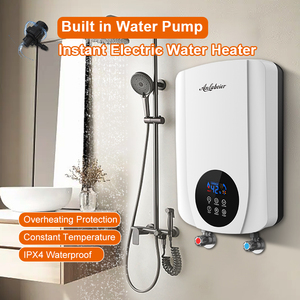 Calentador de Agua Inteligente sin Tanque, 220V, 5.5kW, 50/60Hz, Panel Táctil, Temperatura Constante, Bomba Integrada, Suministro de Agua por Múltiples Tuberías - Product Image 1
