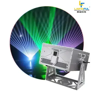 Tốc độ cao Máy quét 40kpps 30 Wát lightful tia laser trên bầu trời chùm tia Laser Ánh Sáng quảng cáo ngoài trời ánh sáng laser hiển thị máy