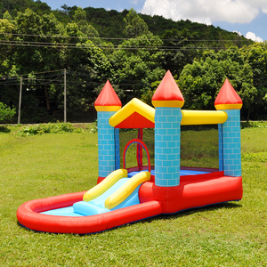 Castillo inflable de tela Oxford, juguetes combinados, casa que rebota multifuncional, combinaciones de paredes de escalada inflables - Product Image 3