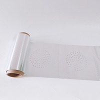 12cm * 12m 35 Microns pré-perforé feuille d'aluminium pour Shisha avec trou rond narguilé feuille d'aluminium feuilles avec trou