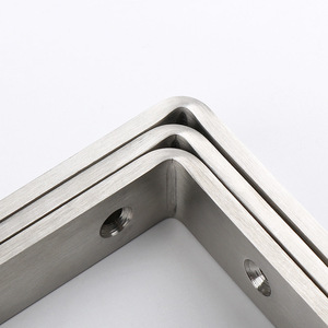 JINNATE Stainless Steel L-Shaped Bracket 125x84x25x5mm Black Wall Shelf Support Durable Corner Bracket - Product Image 2