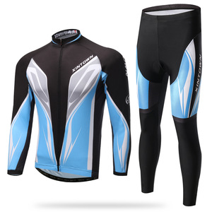 Conjunto de Jersey de Ciclismo para Hombre, Manga Larga, Rojo, Amarillo y Negro, Transpirable, de Poliéster, para Ciclismo al Aire Libre, para Adultos - Product Image 4