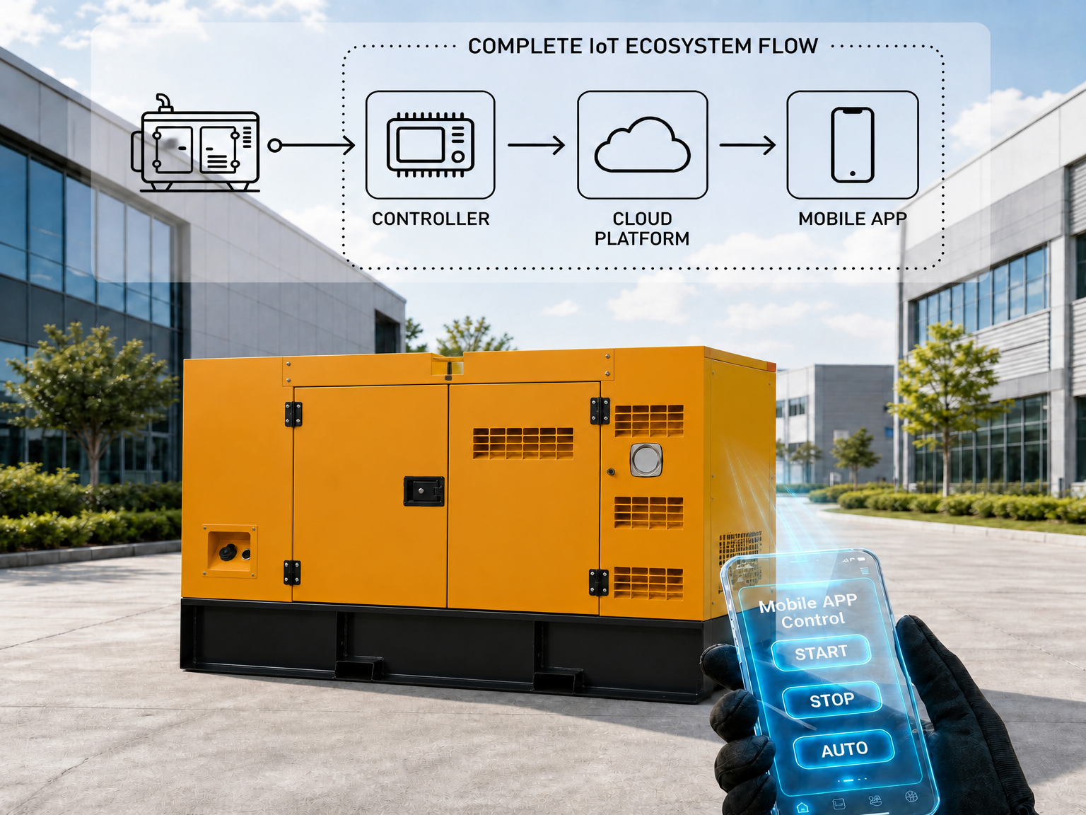Silent Portable Diesel generator 5kW 8kW 10KW High Power Output Home Backup Power generator Suitable For Electrical Equipment · image 2