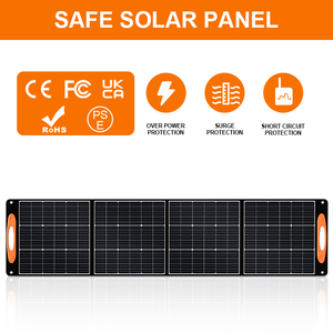 <span class=keywords><strong>Panneau</strong></span> <span class=keywords><strong>solaire</strong></span> monocristallin pliable Glory Solar Sunpower 200W 4 volets ETFE avec une efficacité supérieure à 23 %, certifié CE, <span class=keywords><strong>pour</strong></span> caravanes et camping - Product Image 3