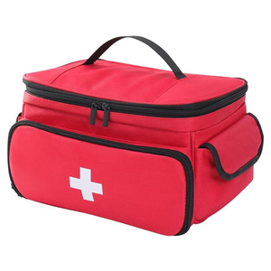 Emergency Kit Storage Waterproof Lightweight Elastic Straps Multiple Compartments <b>Medical</b> Supply Organizer Large First Aid <b>Bag</b> - Product Image 1