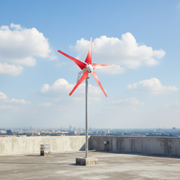 Turbine éolienne mini CE à faible vitesse du vent, haute efficacité, trois pales, 12V 24V 48V, 100w 200w 300v 400w 500w pour éclairage, caméra CCTV
