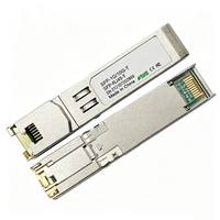 Bakır Alıcı-Verici 100M 10/100/1000Base-T SC/PC Elektrikli RJ45 SFP Modülü
