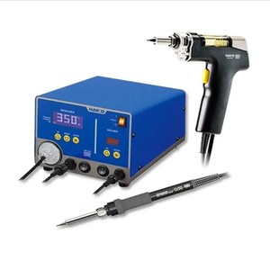 Station de soudage HAKKO 2 ports FR701 2-en-1, système de réparation numérique sans plomb, station de retravaillage industrielle DIY, protection ESD, garantie 1 an, 80 kPa - Product Image 1