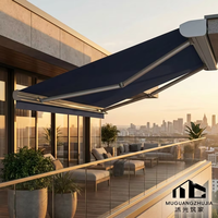 Pérgola de Techo Deslizante de Aluminio Resistente, Eléctrica, Moderna y Ecológica, Gazebos para Exteriores, Terraza y Balcón Premium