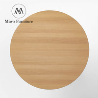 Table à manger en bois massif de chêne rond naturel, design moderne pour la maison et les restaurants, ensemble de table et de chaises sur mesure, 6 à 8 places