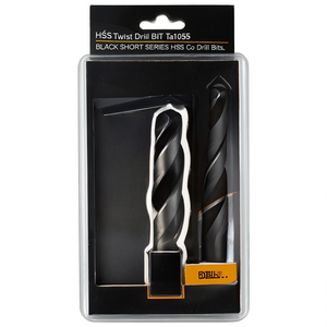 Foret hélicoïdal HSS TA1055, série courte noire, forets HSS-Co - Product Image 2