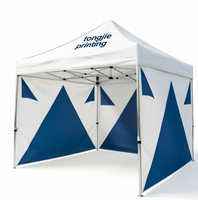Tente robuste 10x10 avec structure en aluminium imperméable et tissu Oxford, installation rapide pour exposition automobile, événements extérieurs et tout usage