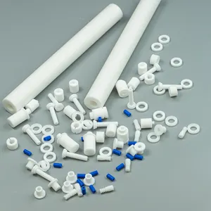 Neues Material vom Hersteller kundenspezifische Produktion PTFE-Zubehör POM PP PE UPE ABS PVC PTFE-DRÜCKTEILE