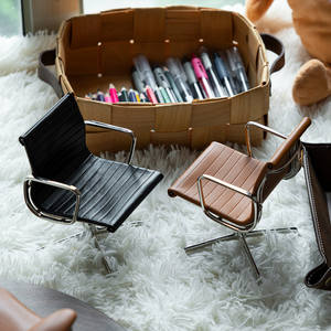 Collection artisanale Mini Musée 1954 pour chaise de <span class=keywords><strong>bureau</strong></span> <span class=keywords><strong>Eames</strong></span>, mobilier miniature 1/6 pour maison de poupée - Product Image 5