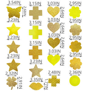 Proveedor Impreso Pezones Empanadas Personalizado Diferentes Diseños Desechables Pezón Cubierta Sexy Ecológico Adhesivo Pechos Cubierta Mujer - Product Image 5