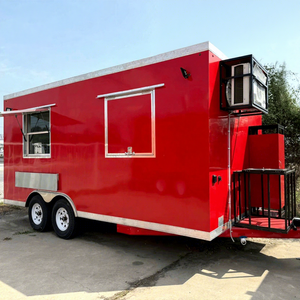 Remolque con Cocina Completa para Pizza, Café, Helado, Hot Dogs, Dulces, Papas Fritas, Comida BBQ, Camión de Comida, Restaurante Móvil de 24 pies - Product Image 1