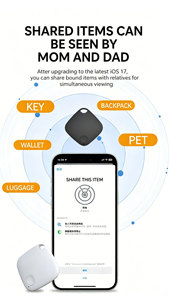 Traceur GPS anti-perte pour animaux de compagnie, personnes âgées et enfants - Suivi invisible sur toute distance - Product Image 6