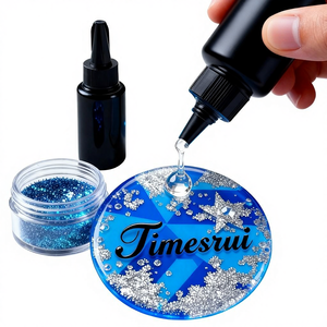 TIMESRUIi Resina Epossidica per Doming Senza Bolle - Cristallina e Resistente all'Ingiallimento per Gioielli, Portachiavi, Artigianato e Decorazioni - Product Image 1